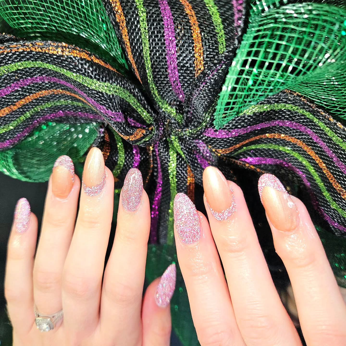 Beautiful nail art at Blue Moon